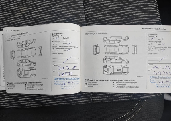 Opel Mokka cena 41500 przebieg: 206000, rok produkcji 2013 z Międzyrzecz małe 137